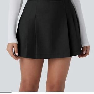 Halara High Waisted Pleated Mini 2-in-1 Casual Skirt